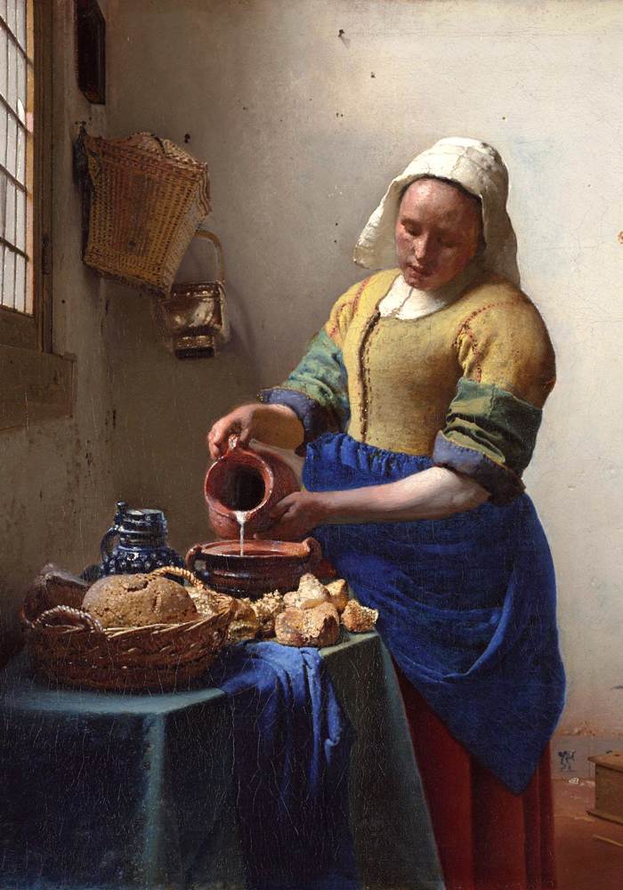 Vermeer La Lechera